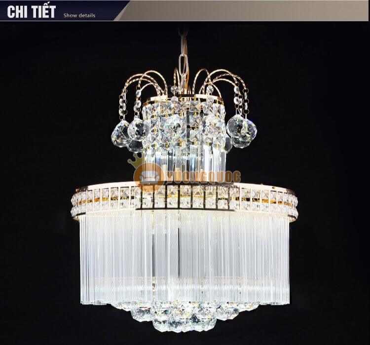 Đèn chùm pha lê kích thước lớn treo phòng khách CM161-6